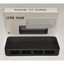 Meks Jungle Leopard USB Hub, Çok Portlu Bağlantı Genişletici, Siyah, Kompakt Tasarım