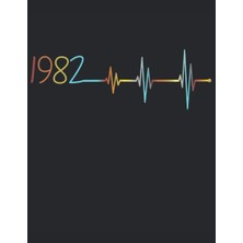 Meks 101 Mandalas - Malbuch Ekg Herzschlag Jahrgang 1982 Baujahr Heartbeat: Lustiges Retro Geburtstag De
