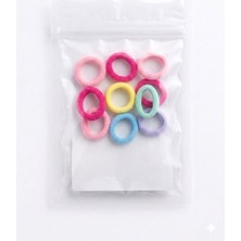 Meks 10'lu Mini Lastik Toka, Karma Renkler