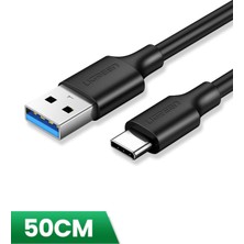 Meks Ugreen USB 3.0 Type-C Data ve Şarj Kablosu 50 cm