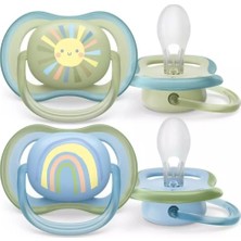 Meks Philips-Avent Ultra Air Emzik 0-6 Ay 2'li Erkek SCF085/58, Standart