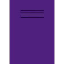 Meks Independently Published Dark Purple A5 School Exercise Book Lined Paper Workbook Supplies 101 Pages