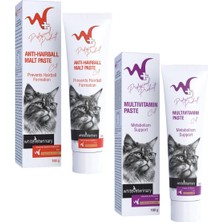 Meks Whiteveterinay Malt Paste 100 gr + Vitamin Paste 100 gr (Kediler Için Malt + Vitamin)