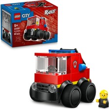 Meks LEGO City Araçlar - Itfaiye Kamyonu 60482 – 5 Yaş ve Üzeri Erkek ve Kız Çocuklar Için Itfaiyeci Min
