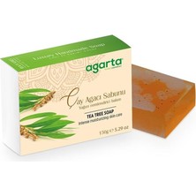 Meks Agarta El Yapımı Doğal Sabun, 150 Gr, Çay Ağacı