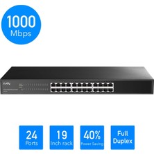 Meks Cudy GS1024 16K Mac, 24 Port Gigabit Metal Switch