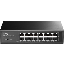 Meks Cudy GS1016 10/100/1000MBPS 8kmac 16 Port Gigabit Metal Rack Mount Switch