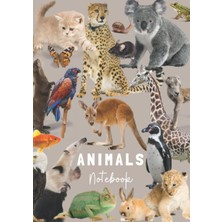 Meks Animals Notebook: A4 Softcover, 100 Dot Page Journal
