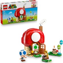 Meks LEGO Super Mario Toad Evinde Parti 72041 – 7 Yaş ve Üzeri Çocuklar Için Parti Temalı Yaratıcı Oyunc