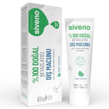 Meks SIVENO%100 Doğal Diş Macunu Beyazlatıcı Nane Ferahlığı Florürsüz 65 gr
