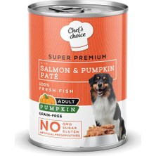 Meks Chef's Choice Yetişkin Köpekler Için, Tahılsız, Hipoalerjenik, Somon Balıklı ve Balkabaklı Ezme, 40