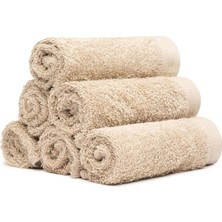 Meks WEIDEMANS%100 Pamuk Keseler Seti 33 cm x 33 cm | Kum Havluları | Banyo, Spor Salonu, Spa Için 6'lı