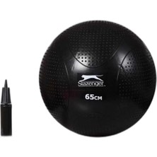 Meks Slazenger 55CM Anti-Burst Gymball Sarı (Pompa Dahil) Pilates Topu
