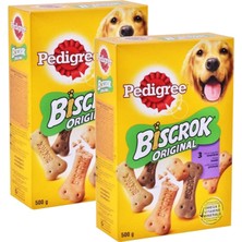 Meks Pedigree Biscrok Ödül Bisküvisi 500 gr x 2 Adet
