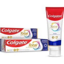 Meks Colgate Total Aktif Koruma Gelişmiş Beyazlık Diş Macunu 75 ml