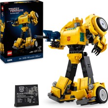 Meks LEGO Icons Transformers Bumblebee 10338, Yetişkinler Için Koleksiyonluk Robot Aksiyon Figürü Yapım