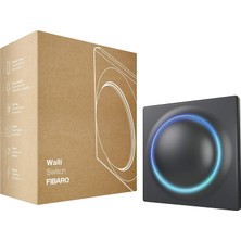 Meks Fibaro Walli Switch/z-Wave Plus Sıva Altı Röle Anahtarı, Kablosuz Açma Kapama Tetikleyici, Antrasit