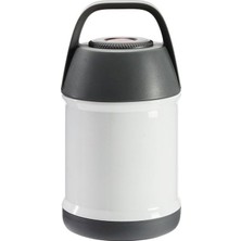 Meks Bentopia Paslanmaz Çelik Yemek Termosu - 560 Ml- Bebek Mama Saklama Termosu (Beyaz)