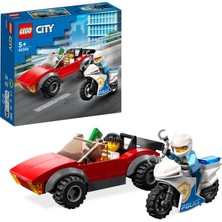 Meks Lego® City Polis Motosikleti Araba Takibi 60392 - Yaratıcı Oyunları Seven 5 Yaş ve Üzeri Çocuklar I