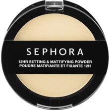 Meks Sephora 12 Saat Matlaştırıcı ve Sabitleyici Pudra - Uzun Süre Kalıcı Matlaştırıcı Pudra