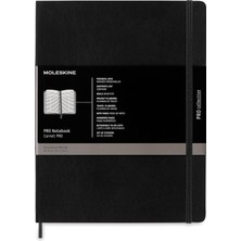 Meks Moleskine Pro Defter Xl Boy Siyah Yumuşak Kapak