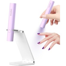 Meks Jel Çiviler Için Uv Işığı, Mini Uv LED Tırnak Lambası, El Standlı, Taşınabilir Tırnak Kurutucu, Şar