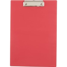 Meks 2k 444K A4 Pvc Kapaksız Sekreter Tablası, Kırmızı