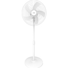 Meks Kumtel KTF-350 Beyaz 16 Inç Ayaklı Vantilatör 50 W