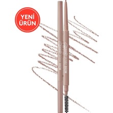 Meks Peripera Ultra Ince Uçlu, Doğal Görünüm Veren Kaş Kalemi Speedy Skinny Brow (10 Peony Taupe)