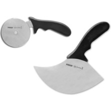 Meks Pirge Set Creme Pizza Ruleti-10 Cm+ Creme Börek Bıçağı 18 cm