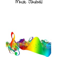 Meks Music Journal With Staff Paper