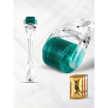 Meks 0,50MM 540 Iğneli Saç ve Cilt Bakım Dermaroller - Orijinal Titanyum Iğneli - Serum Seti Hediyeli