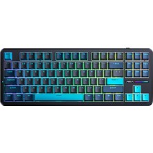 Meks Aula F87 Siyah Rgb Tkl V4 Linear Switch Kablolu/kablosuz Mekanik Oyuncu Klavyesi