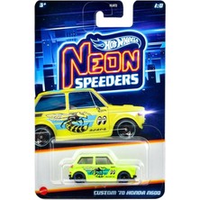 Meks Hot Wheels Neon Yarışçılar HLH72 - Custom 70 Honda N600 JBY92