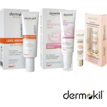 Meks Dermokil Cilt Beyazlatıcı Krem 75ML & Anti Spot Leke Kremi 60ML & Göz Çevresi Kremi 15ML Set, 25163