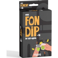 Meks Fondip Mini +18, Yetişkinlere Özel Içki Oyunu, 55 Kart, Eğlenceli Parti Kartları