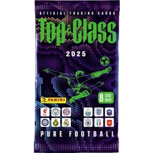 Meks Panini Top Class 2025 Trading Card, Resmi Futbol Oyun Kartları, 8 Kart Içinde