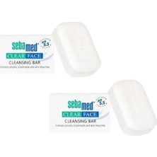 Meks Sebamed Clear Face Sabun, 100 gr x 2 Adet, Sivilce Karşıtı, Gözenek Temizleyici