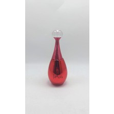 Meks Boş Cam Parfüm/kolonya Sprey Şişesi, Kolay Doldurulabilir, Kırmızı Renkli, 50ML