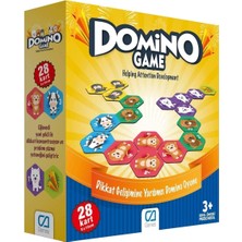 Meks Ca Games Domino Eğlenceli Aile Oyunu 28 Kart 3 Yaş+