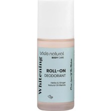 Meks Bade Natural Doğal Roll On Beyazlatıcı Ter Kokusu Önleyici Koltuk Altı DEODORANT%100 Doğal ve Vegan