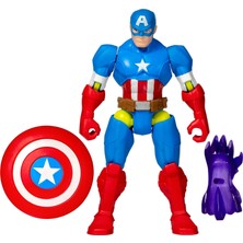 Meks Mixmashers Marvel Captain America Avengers Karıştır ve Eşleştir Aksiyon Figürü ve Aksesuarları
