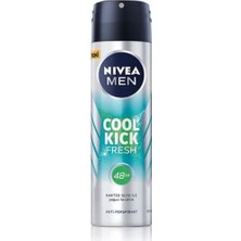 Meks Nivea Men Cool Kick Fresh Sprey Deodorant 150 ml 1 Paket (1 x 150 Ml)