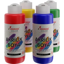 Meks Ana Renkler Akrilik Boya 4'lü Set 4X120ML