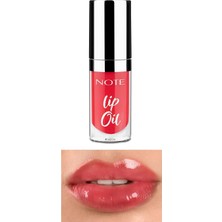 Meks Note Cosmetics Lip Oil 40 Sugar Red Nemlendirici ve Parlatıcı Dudak Bakım Yağı, Kırmızı