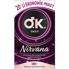 Meks Okey Nirvana 20'li Ekonomik Prezervatif
