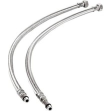 Meks Batarya Flex Hortum 3/8-M10 70 cm Kısa Uç (2 Adet)