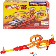 Meks Hot Wheels Oyuncak Araba ve Pist Seti, 2 Adet 1:64 Ölçekli Metal Araçla Yarış ve Çarpışma, Hot Ones