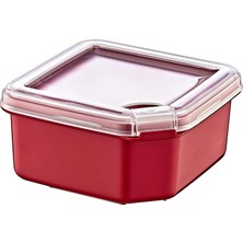 Meks Smartware Q-Box Saklama Kabı 1000 ml Carmen Kirmizi