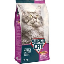Meks Super Cat Gurme Yetişkin Kedi Maması 15 kg